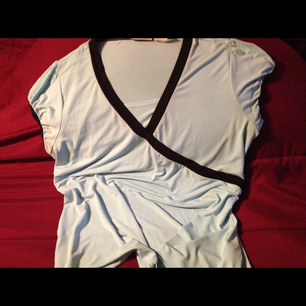 Baby blue top